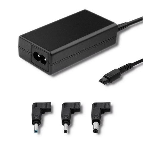 Qoltec 51758 adapter zasilający/ inwentor Wewnątrz 65 W Czarny