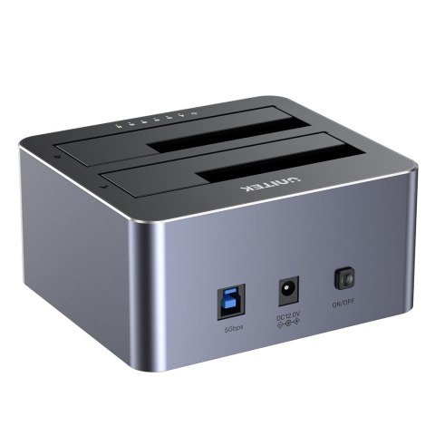 Stacja dokująca dla dysków pamięci masowej - Unitek (Y-3026GY01-EU) 2x SATA III 2.5"/3.5" USB 3.0 5Gbps Stacja dokująca dla dysków pamięci masowej - Unitek (Y-3026GY01-EU) 2x SATA III 2.5"/3.5" USB 3.0 5Gbps