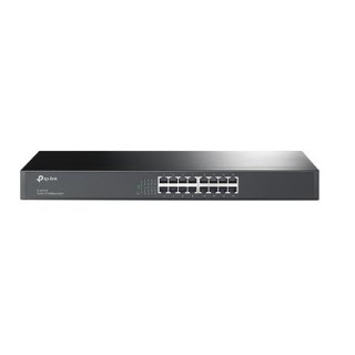 TP-Link TL-SF1016 Nie zarządzany Fast Ethernet (10/100) 1U Czarny