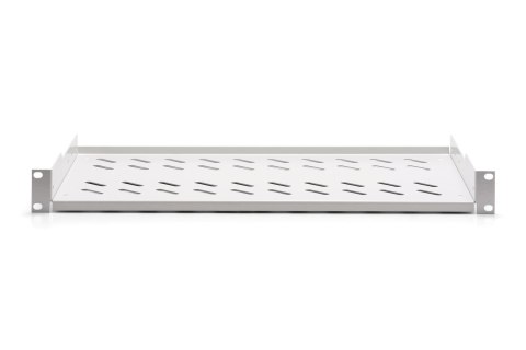 1U fixed shelf for racks from 400 mm depth45x483x250 mm, up to 15 kg, grey (RAL 7035)