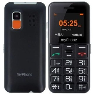 MyPhone Halo Easy 4,32 cm (1.7") 70 g Czarny, Szary Telefon dla początkujących