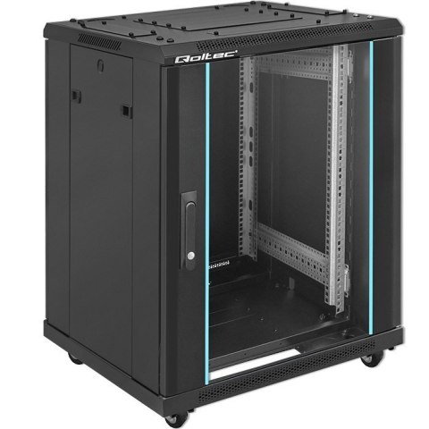 QOLTEC SZAFA RACK 19" | 15U | 600X855X600 | HARTOWANE DRZWI QOLTEC SZAFA RACK 19" | 15U | 600X855X600 | HARTOWANE DRZWI