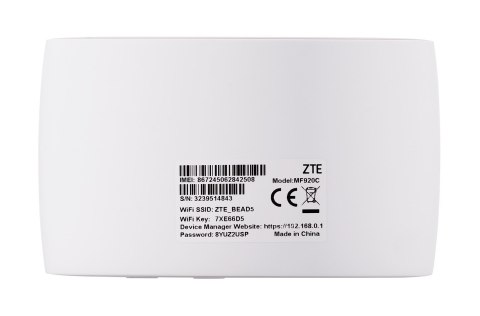 Router ZTE MF920C Router ZTE MF920C