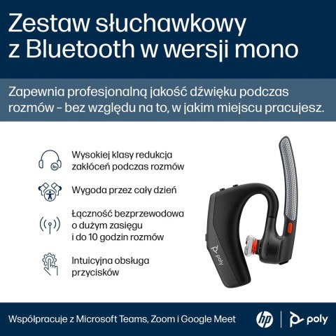 Słuchawki Poly Voyager Legend 30 Headset EMEA-INTL English Localization Euro plug Retail Packaging