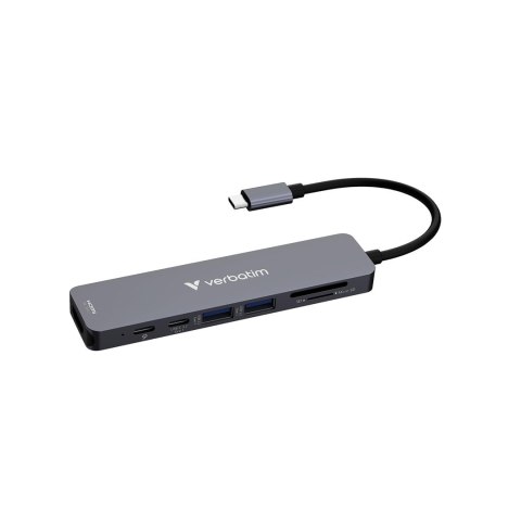 Wieloportowy koncentrator Verbatim USB-C Essentials z 7 portami 32158