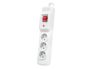 Armac Multi M3 | Listwa zasilająca | przeciwprzepięciowa, 3 gniazda, przewód 5m, szara