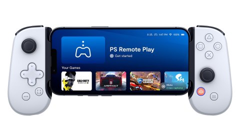 Backbone One for iPhone PlayStation Edition Biały Lightning Gamepad PC, Playstation, iOS Backbone One for iPhone PlayStation Edition Biały Lightning Gamepad PC, Playstation, iOS