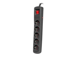 LISTWA ZASILAJĄCA NATEC BERCY 400 1.5M 5X 230V PL CZARNA