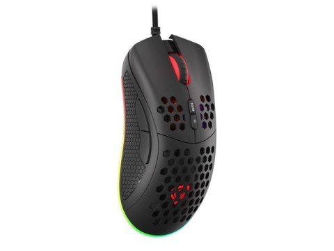 Myszka gamingowa Natec GENESIS Krypton 555 mysz przewodowa dla graczy 8000 DPI RGB Czarny