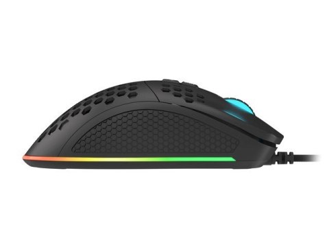 Myszka gamingowa Natec GENESIS Krypton 555 mysz przewodowa dla graczy 8000 DPI RGB Czarny