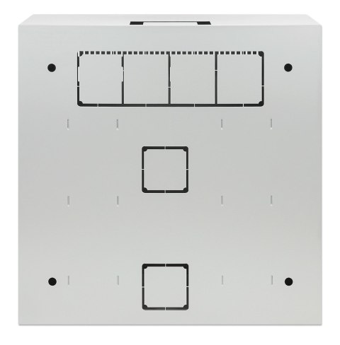 Niskoprofilowa szafa wisząca 4U + 2U Rack 19, szara