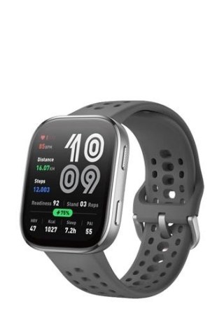 Smartwatch Amazfit Bip 6 Charcoal, 5 cm AMOLED, 512 GB, GPS (satellite), 27.9 g