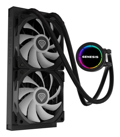 CHŁODZENIE WODNE GENESIS HYDRIA 240 ARGB CZARNE