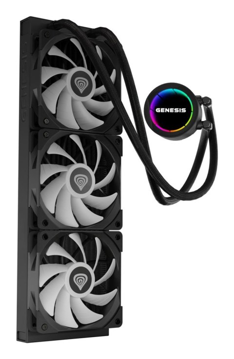CHŁODZENIE WODNE GENESIS HYDRIA 360 ARGB CZARNE CHŁODZENIE WODNE GENESIS HYDRIA 360 ARGB CZARNE