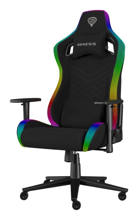 FOTEL GAMINGOWY GENESIS TRIT 660 RGB CZARNY