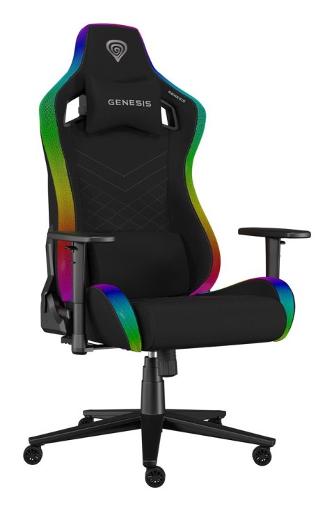 FOTEL GAMINGOWY GENESIS TRIT 660 RGB CZARNY
