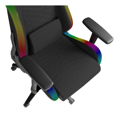FOTEL GAMINGOWY GENESIS TRIT 660 RGB CZARNY