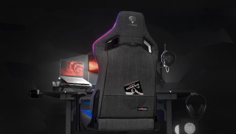 FOTEL GAMINGOWY GENESIS TRIT 660 RGB SZARY