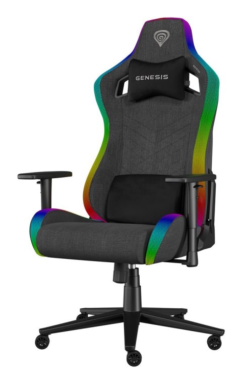 FOTEL GAMINGOWY GENESIS TRIT 660 RGB SZARY