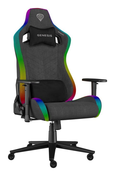 FOTEL GAMINGOWY GENESIS TRIT 660 RGB SZARY