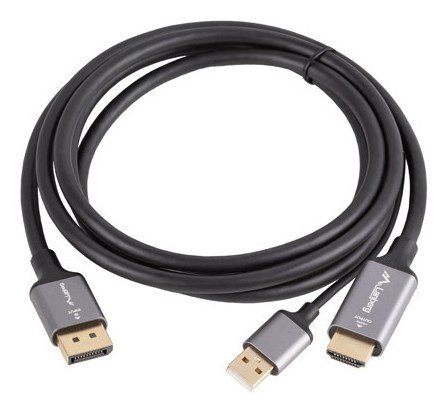 KABEL HDMI(M)->DISPLAYPORT(M) 1.8M 4K CZARNY LANBERG