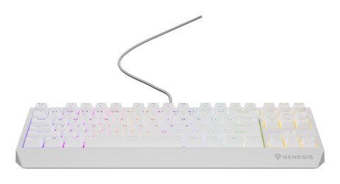 KLAWIATURA DLA GRACZY GENESIS THOR 230 TKL US RGB MECHANICZNA OUTEMU RED BIAŁA HOT SWAP KLAWIATURA DLA GRACZY GENESIS THOR 230 TKL US RGB MECHANICZNA OUTEMU RED BIAŁA HOT SWAP