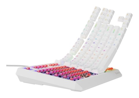 KLAWIATURA DLA GRACZY GENESIS THOR 230 TKL US RGB MECHANICZNA OUTEMU RED BIAŁA HOT SWAP KLAWIATURA DLA GRACZY GENESIS THOR 230 TKL US RGB MECHANICZNA OUTEMU RED BIAŁA HOT SWAP