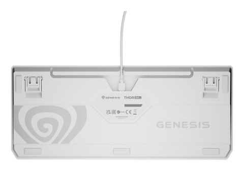 KLAWIATURA DLA GRACZY GENESIS THOR 230 TKL US RGB MECHANICZNA OUTEMU RED BIAŁA HOT SWAP KLAWIATURA DLA GRACZY GENESIS THOR 230 TKL US RGB MECHANICZNA OUTEMU RED BIAŁA HOT SWAP