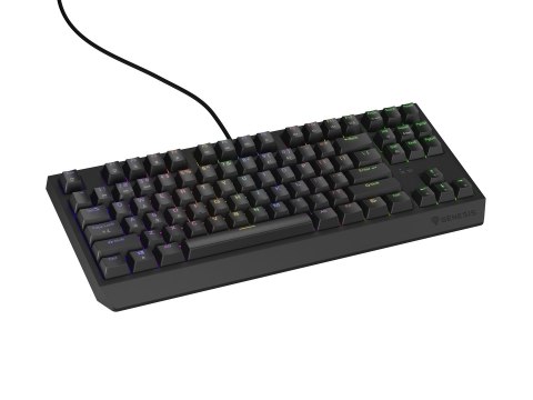 KLAWIATURA DLA GRACZY GENESIS THOR 230 TKL US RGB MECHANICZNA OUTEMU RED CZARNA HOT SWAP KLAWIATURA DLA GRACZY GENESIS THOR 230 TKL US RGB MECHANICZNA OUTEMU RED CZARNA HOT SWAP