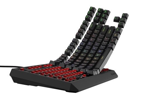 KLAWIATURA DLA GRACZY GENESIS THOR 230 TKL US RGB MECHANICZNA OUTEMU RED CZARNA HOT SWAP KLAWIATURA DLA GRACZY GENESIS THOR 230 TKL US RGB MECHANICZNA OUTEMU RED CZARNA HOT SWAP