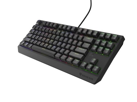 KLAWIATURA DLA GRACZY GENESIS THOR 230 TKL US RGB MECHANICZNA OUTEMU RED CZARNA HOT SWAP KLAWIATURA DLA GRACZY GENESIS THOR 230 TKL US RGB MECHANICZNA OUTEMU RED CZARNA HOT SWAP