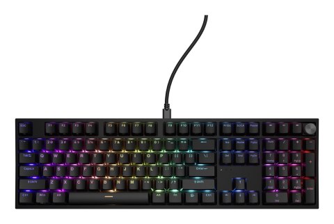 KLAWIATURA DLA GRACZY GENESIS THOR 404 US PODŚWIETLENIE RGB MECHANICZNA CZARNA GATERON YELLOW PRO KLAWIATURA DLA GRACZY GENESIS THOR 404 US PODŚWIETLENIE RGB MECHANICZNA CZARNA GATERON YELLOW PRO