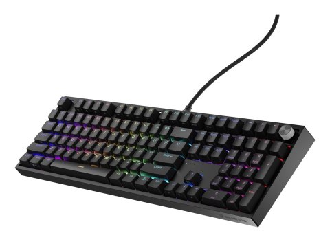 KLAWIATURA DLA GRACZY GENESIS THOR 404 US PODŚWIETLENIE RGB MECHANICZNA CZARNA GATERON YELLOW PRO KLAWIATURA DLA GRACZY GENESIS THOR 404 US PODŚWIETLENIE RGB MECHANICZNA CZARNA GATERON YELLOW PRO