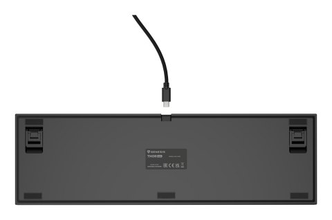 KLAWIATURA DLA GRACZY GENESIS THOR 404 US PODŚWIETLENIE RGB MECHANICZNA CZARNA OUTEMU PEACH SILENT KLAWIATURA DLA GRACZY GENESIS THOR 404 US PODŚWIETLENIE RGB MECHANICZNA CZARNA OUTEMU PEACH SILENT