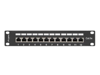 Lanberg PPF5-9012-B panel krosowniczy 1U