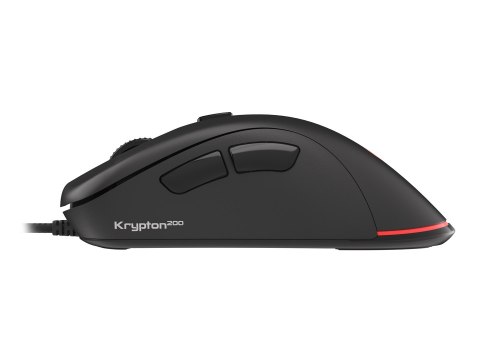MYSZ DLA GRACZY GENESIS KRYPTON 200 6400DPI CZARNA Z CICHYM KLIKIEM OPROGRAMOWANIE GAMINGOWA MYSZ DLA GRACZY GENESIS KRYPTON 200 6400DPI CZARNA Z CICHYM KLIKIEM OPROGRAMOWANIE GAMINGOWA