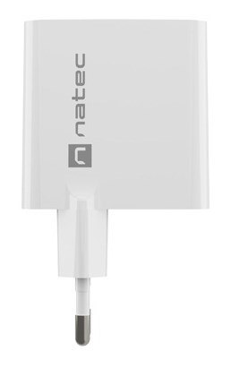 NATEC ŁADOWARKA RIBERA GAN 1X USB-A + 1X USB-C 45W BIAŁA