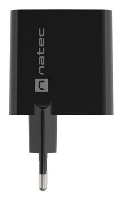 NATEC ŁADOWARKA RIBERA GAN 1x USB-A + 1x USB-C 45W CZARNA NATEC ŁADOWARKA RIBERA GAN 1x USB-A + 1x USB-C 45W CZARNA