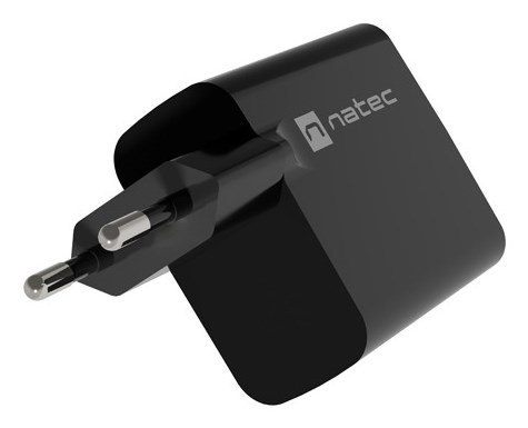 NATEC ŁADOWARKA RIBERA GAN 1x USB-A + 1x USB-C 45W CZARNA NATEC ŁADOWARKA RIBERA GAN 1x USB-A + 1x USB-C 45W CZARNA