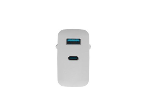 NATEC ŁADOWARKA RIBERA GAN 1x USB-A + 1x USB-C 65W BIAŁA NATEC ŁADOWARKA RIBERA GAN 1x USB-A + 1x USB-C 65W BIAŁA