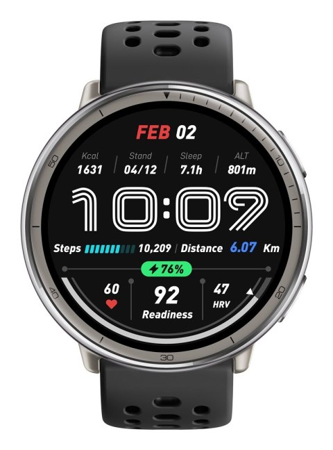Smartwatch Amazfit Active 2/A2433 BLK LEAT W2433EU1N HUAMI Smartwatch Amazfit Active 2/A2433 BLK LEAT W2433EU1N HUAMI