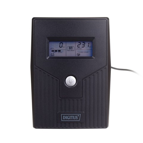 Digitus DN-170063-LCD-B zasilacz UPS Basic Technologia line-interactive 0,6 kVA 360 W Digitus DN-170063-LCD-B zasilacz UPS Basic Technologia line-interactive 0,6 kVA 360 W