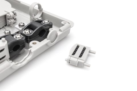 Digitus Przełącznica światłowodowa zewnętrzna FTTH 8x LC dplx (16 spawów), IP65 Digitus Przełącznica światłowodowa zewnętrzna FTTH 8x LC dplx (16 spawów), IP65