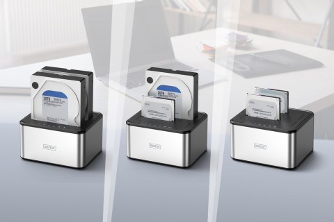 Digitus Stacja dokująca USB 3.0 z dwoma dyskami twardymi SATA 2,5"/3,5 Digitus Stacja dokująca USB 3.0 z dwoma dyskami twardymi SATA 2,5"/3,5