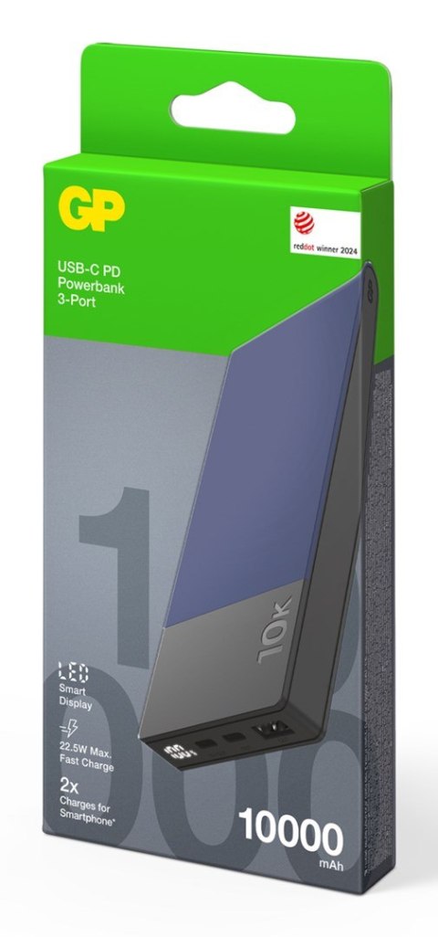GP Batteries M2+ Litowo-polimerowy (LiPo) 10000 mAh Niebieski