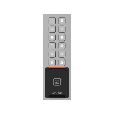 Hikvision DS-K1T805MBFWX(STD) czytnik kontroli dostępu Podstawowy czytnik kontroli dostępu Srebrny Hikvision DS-K1T805MBFWX(STD) czytnik kontroli dostępu Podstawowy czytnik kontroli dostępu Srebrny