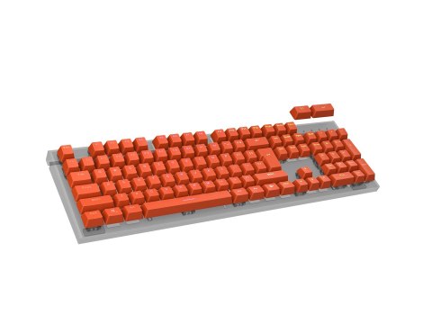 KEYCAPS GENESIS LEAD 300 POMARAŃCZOWE DOUBLE SHOT KEYCAPS GENESIS LEAD 300 POMARAŃCZOWE DOUBLE SHOT