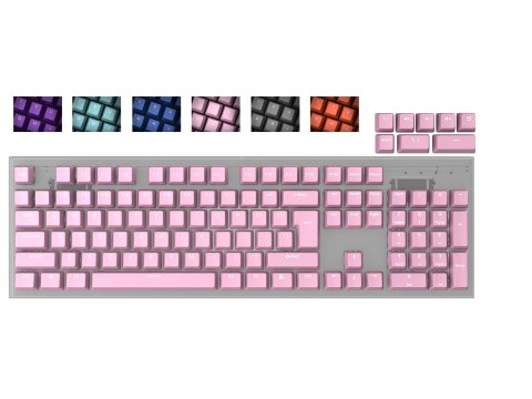 KEYCAPS GENESIS LEAD 300 RÓŻOWE DOUBLE SHOT KEYCAPS GENESIS LEAD 300 RÓŻOWE DOUBLE SHOT