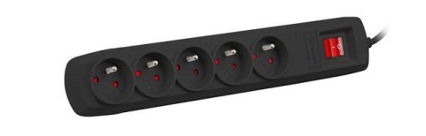 LISTWA ZASILAJĄCA NATEC BERCY 400 5M 5X 230V PL CZARNA
