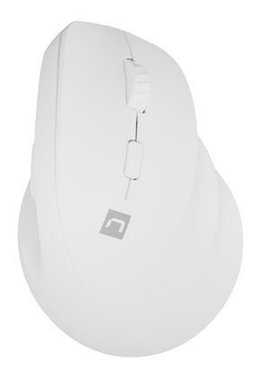 MYSZ WERTYKALNA NATEC CRAKE 2 BEZPRZEWODOWA 2400DPI BLUETOOTH 5.2 + 2.4GHZ BIAŁA